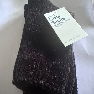 Nine West Black Crew Socks - NWT